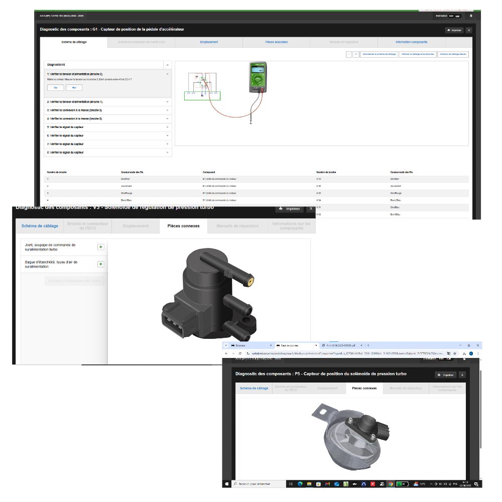 Haynes Pro en ligne avec mise à jour. Logiciel de réparation pour garage, boostez votre efficacité en accédant aux
données constructeurs