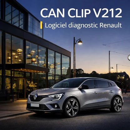 CAN Clip V212 logiciel de diagnostic automobile pour véhicules Renault et Dacia
