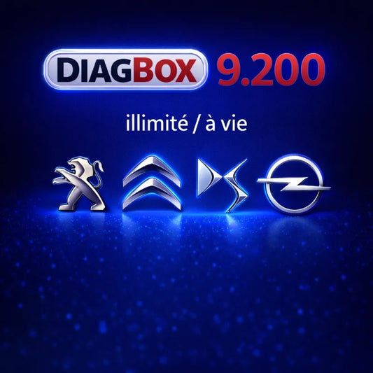 Logiciel de diagnostic PSA DiagBox version 9.200 compatible lexia 3